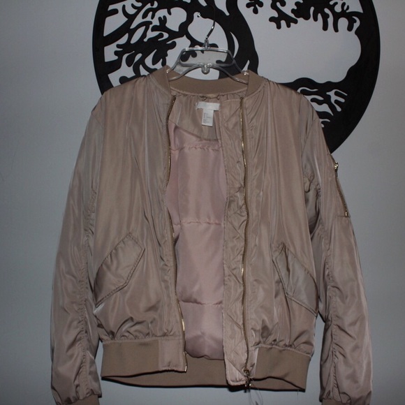 H&M Jackets & Coats Hm Silky Light Bomber Jacket Poshmark